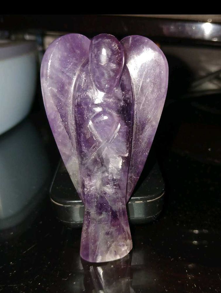 Amethyst Angel Figurine