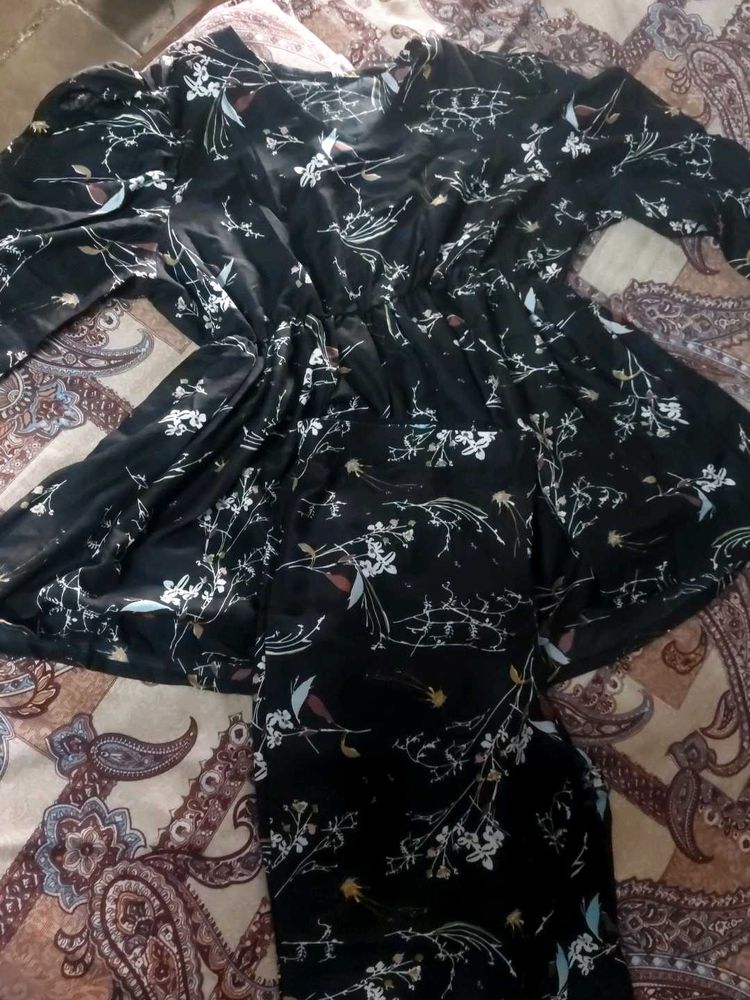 Floral Print Co-ord Kurta Set