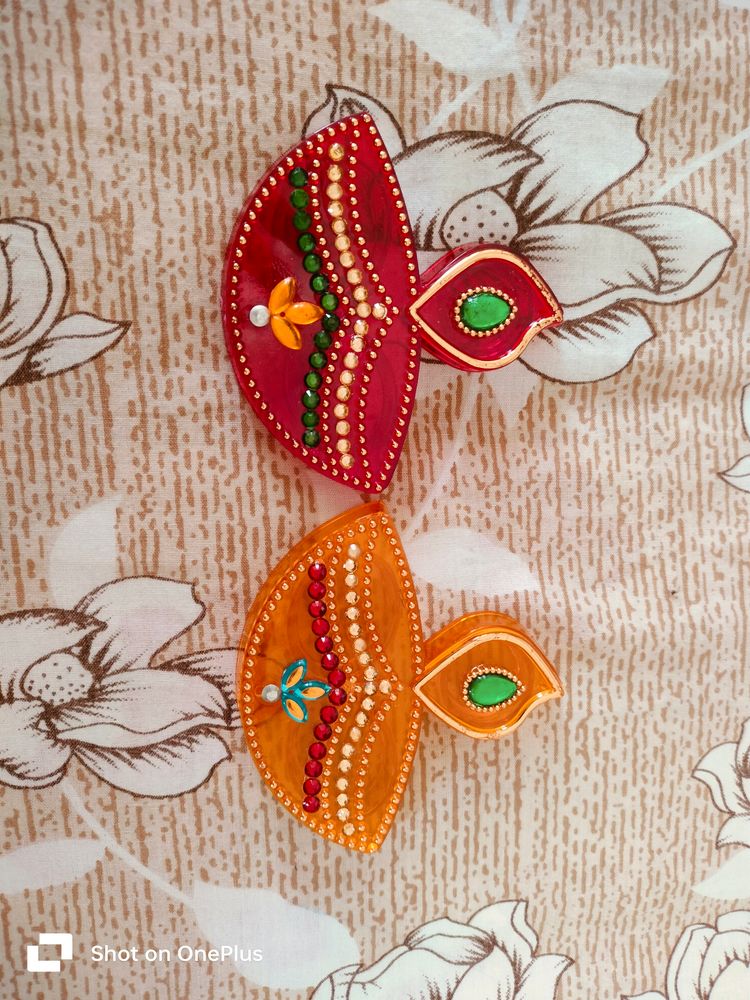 Haldi Kumkum Box Pack Of 2 Pcs