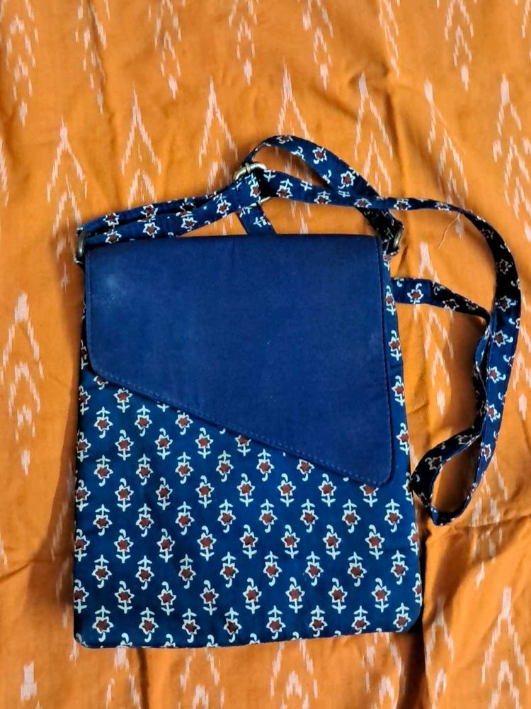 Ajrak Print Sling Bag