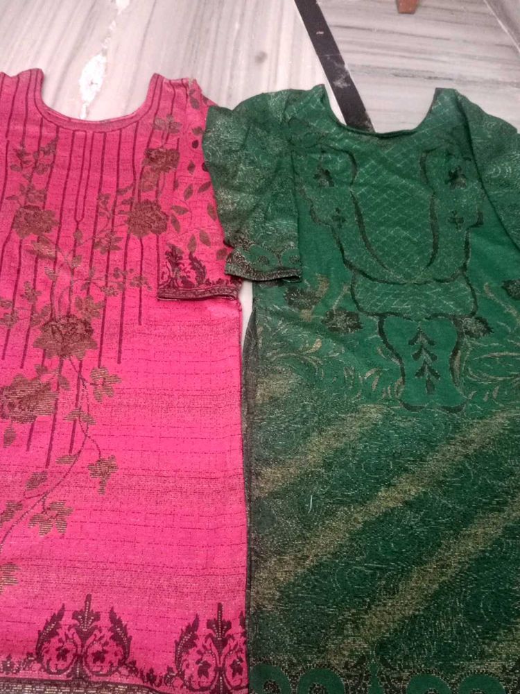 2 woollen kurti combo 40/42 size