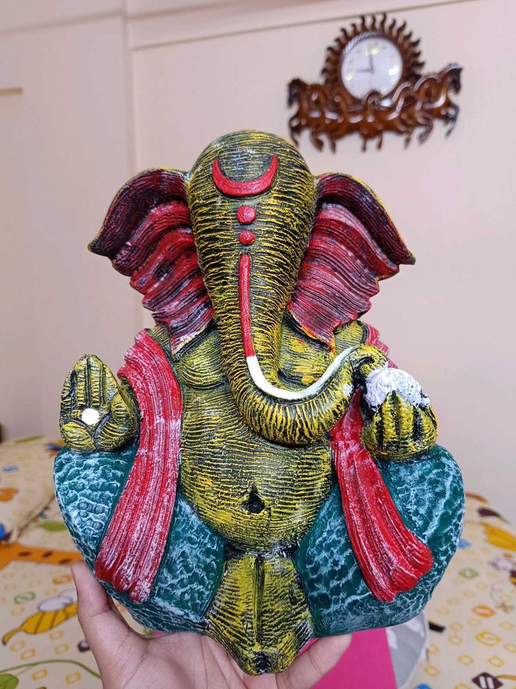 Large Ganesha Statue - Handcrafted Home Decor