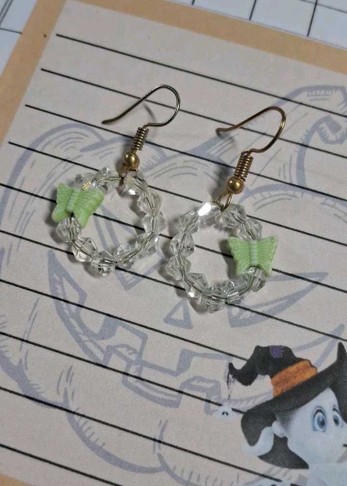 ~ Mint Loops Earrings~