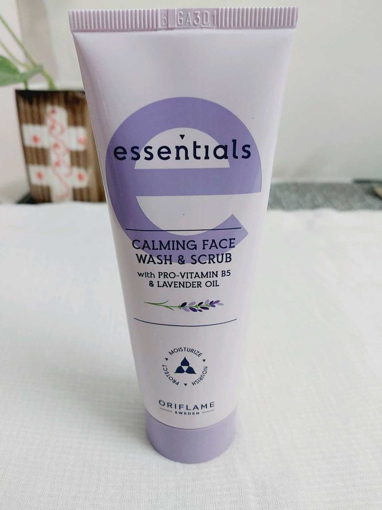 Oriflame Essential Calming Face Wash &amp;Scrub