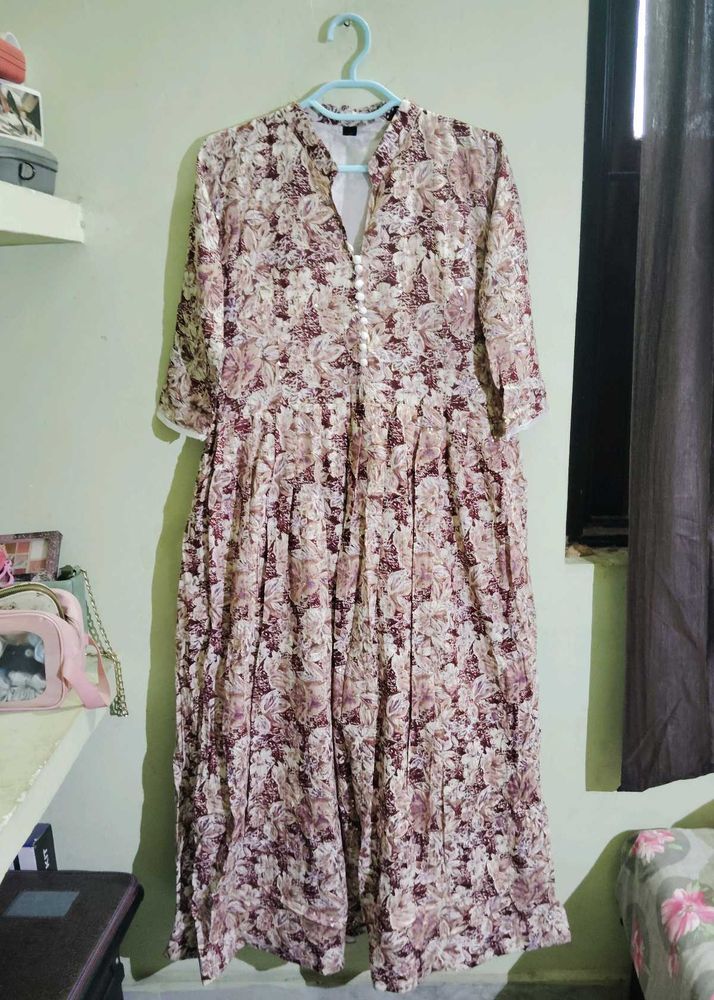 Floral Print Midi Dress