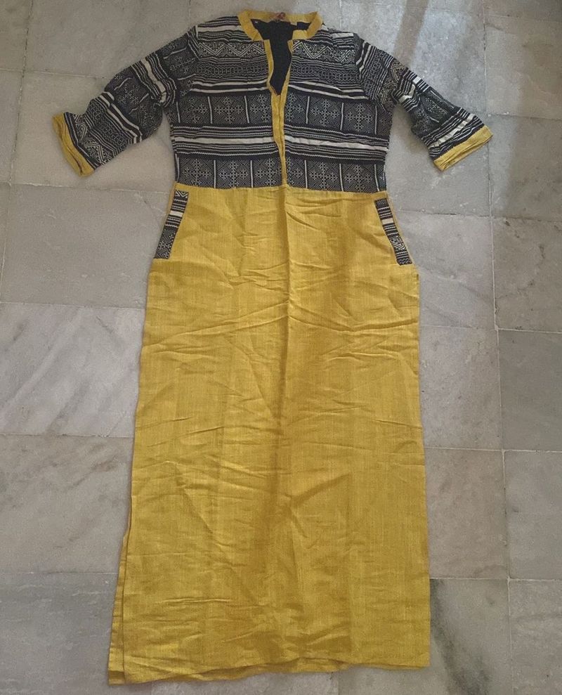 Ethnic Print Kurta long