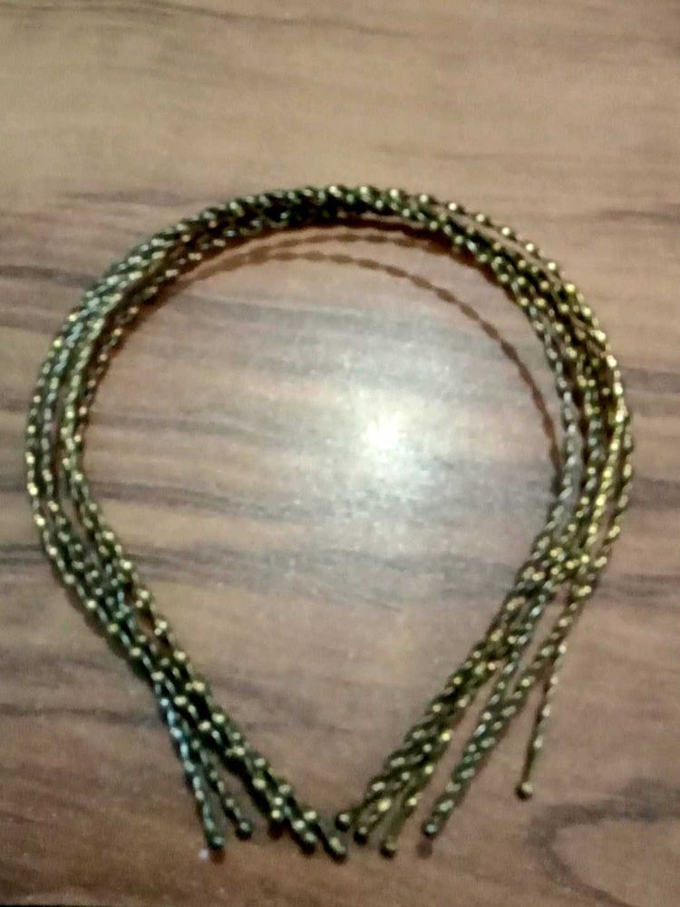 Brass Beaded Strand