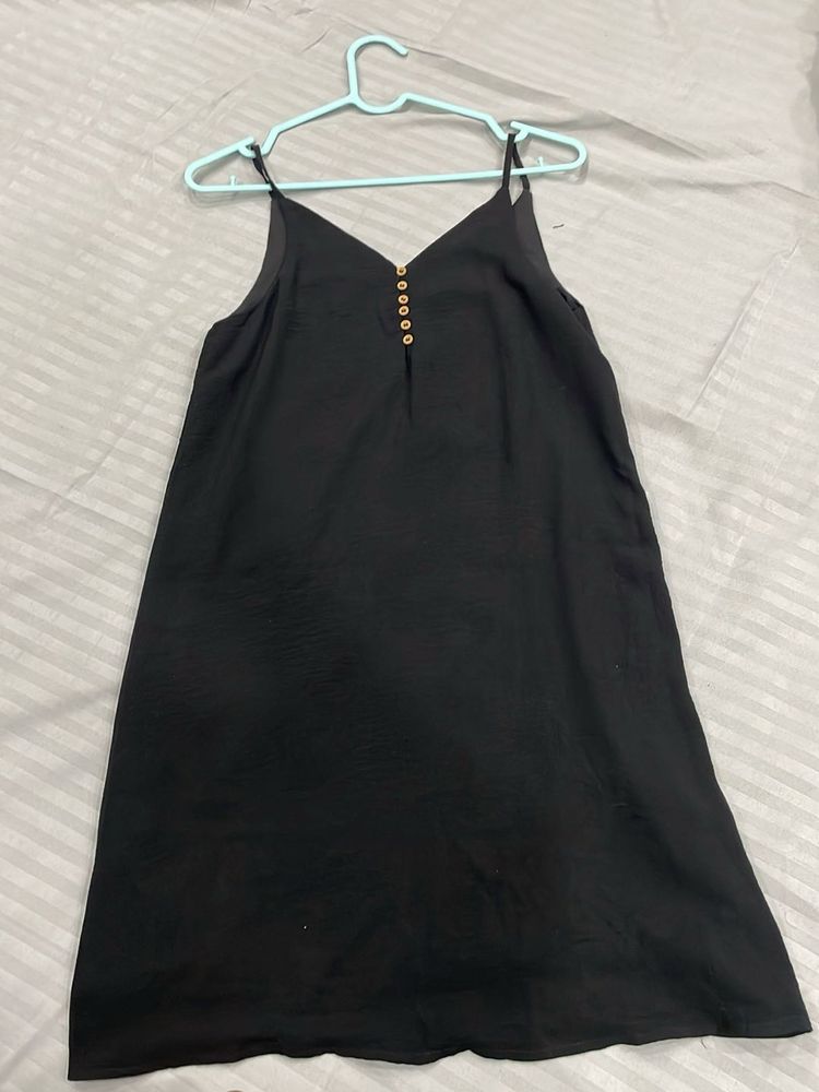 Black Slip Dress