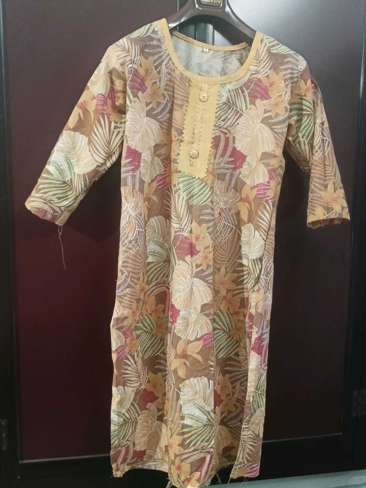 Floral Print Kurta