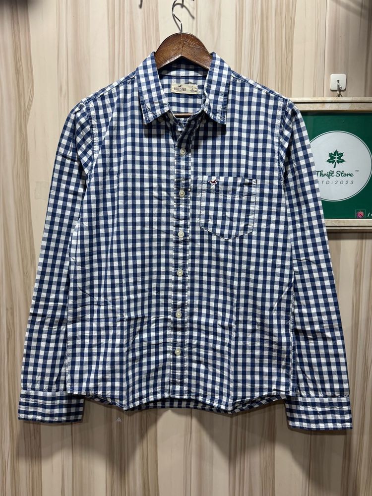 Hollister California Gingham Formal Shirt