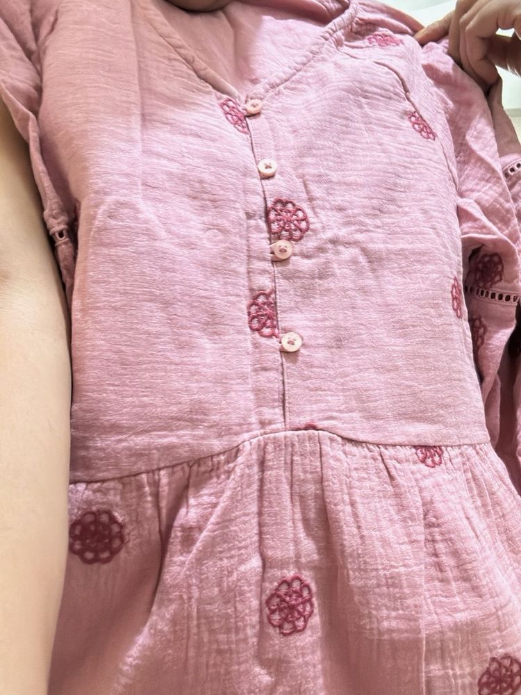 Peach Colored Dress