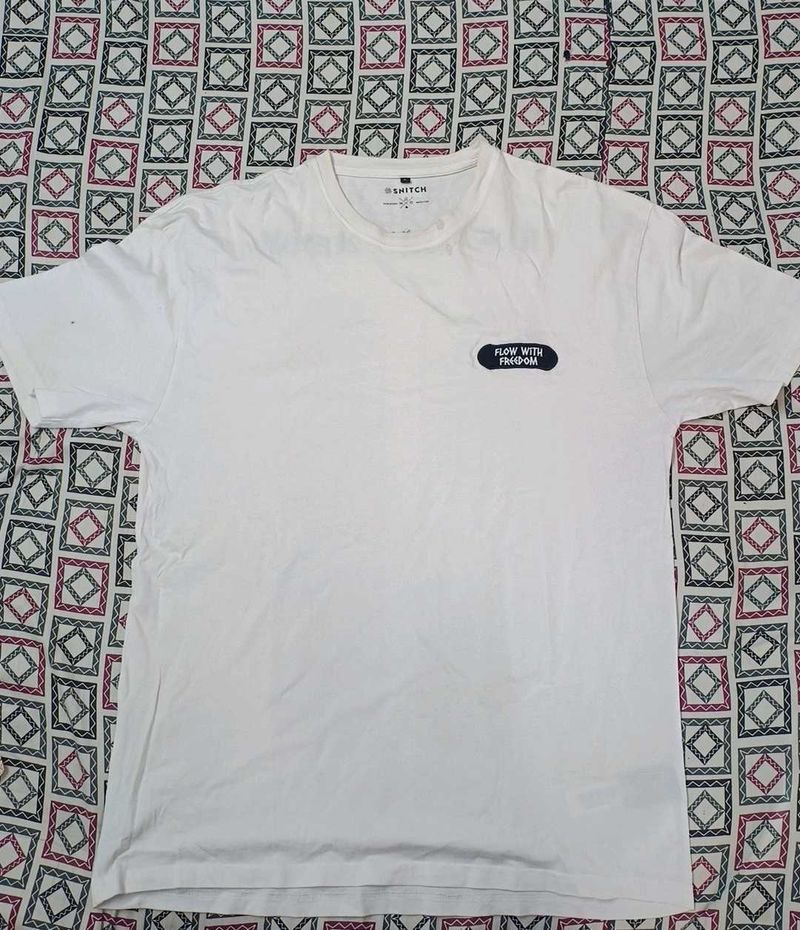 White Graphic Tee
