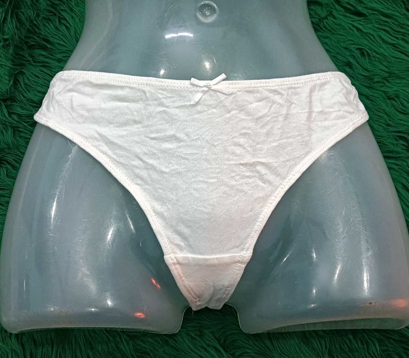 White Cotton💞 Briefs