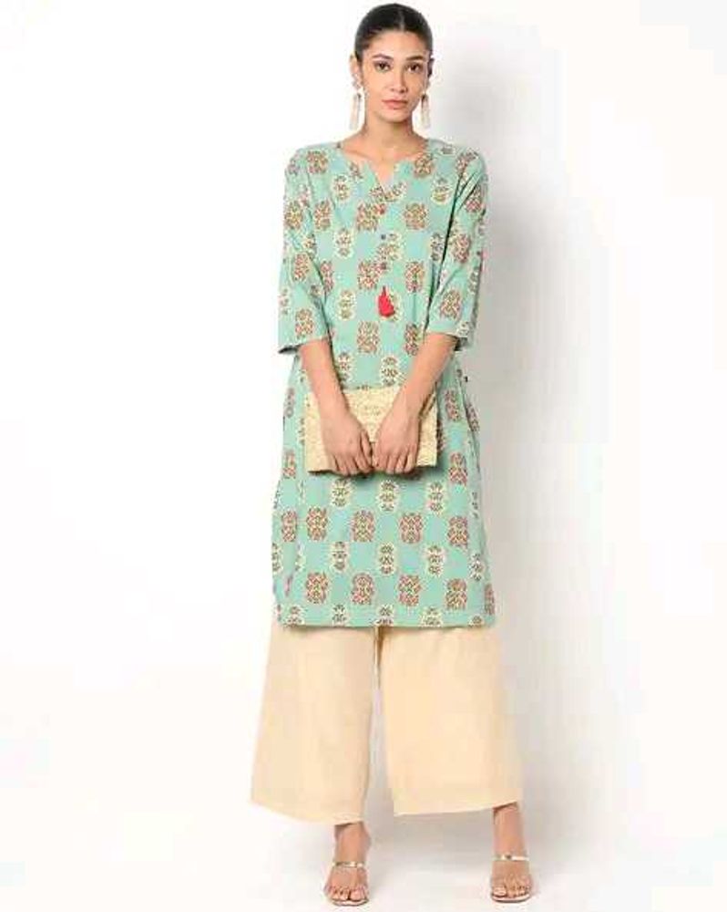 Elegant Printed Kurta Set