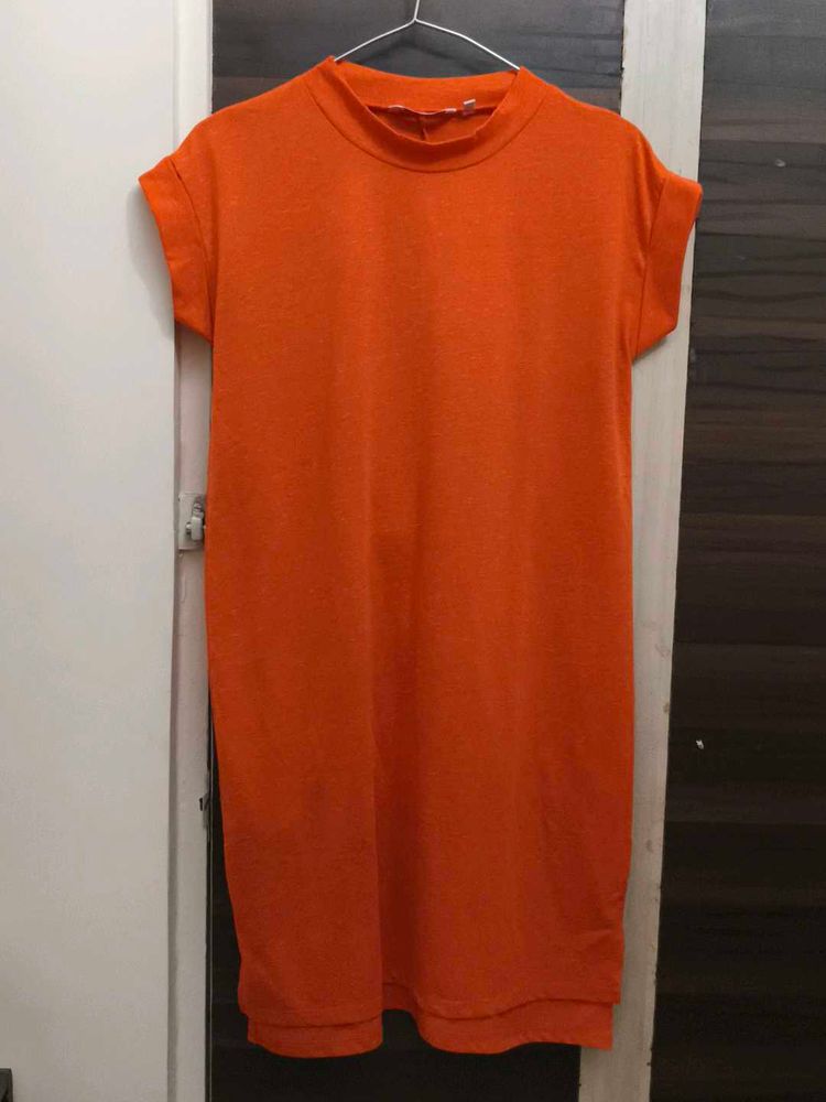 Ginger Orange T Shirt Kurta