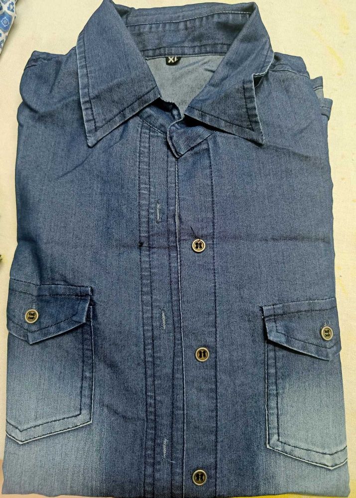 Denim Look Shirt
