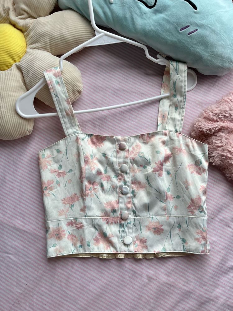 Floral Crop Top