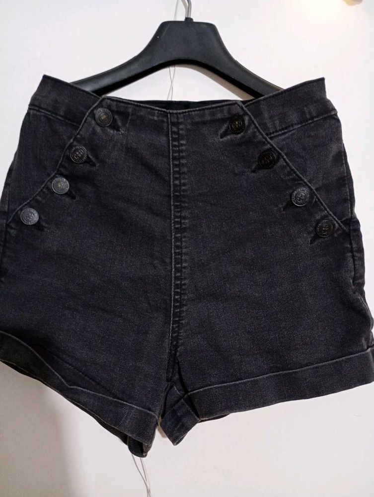 Shorts Charcoal Black Colour