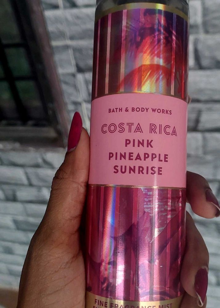 Pink Pineapple Sunrise Mist Bath &amp; Body Work