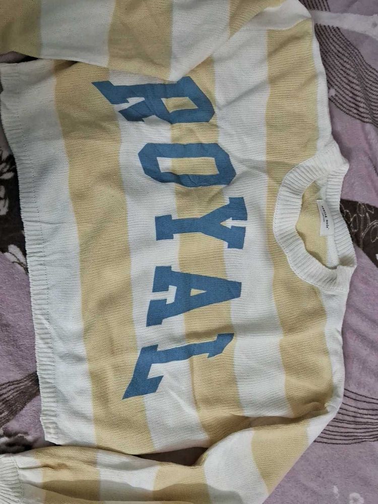 Striped Royal Sweater