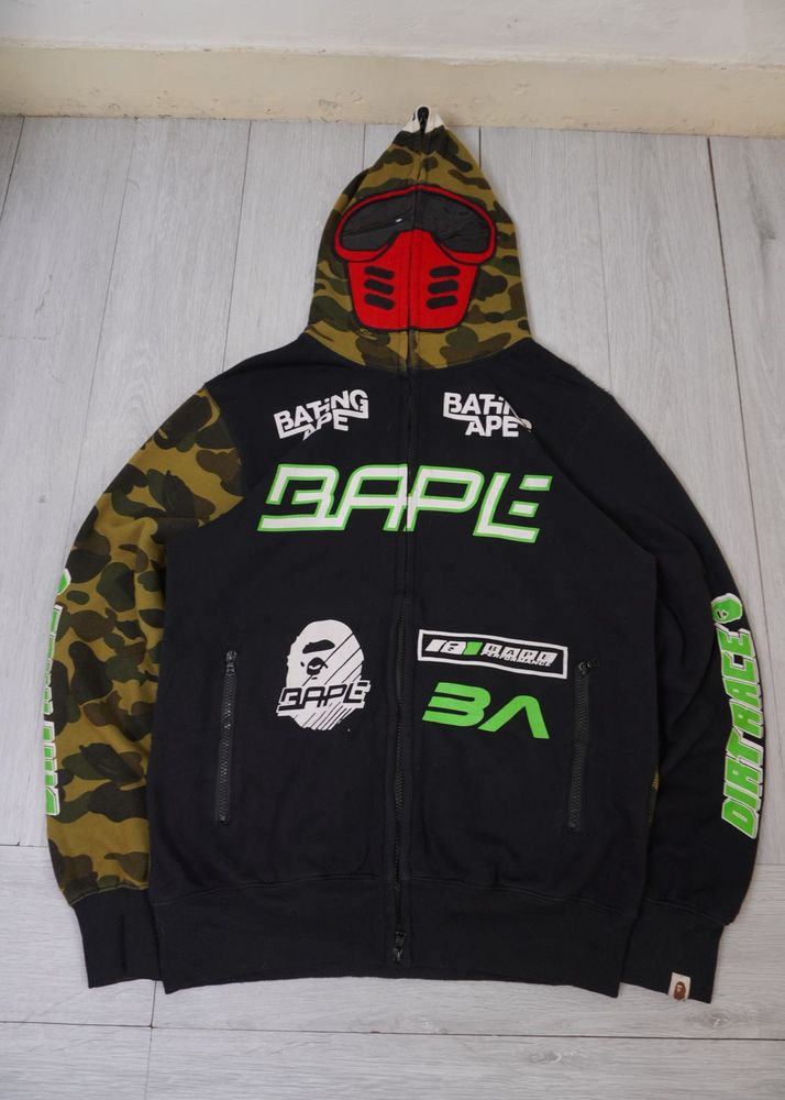 BAPE Camo Panel Zip Hoodie