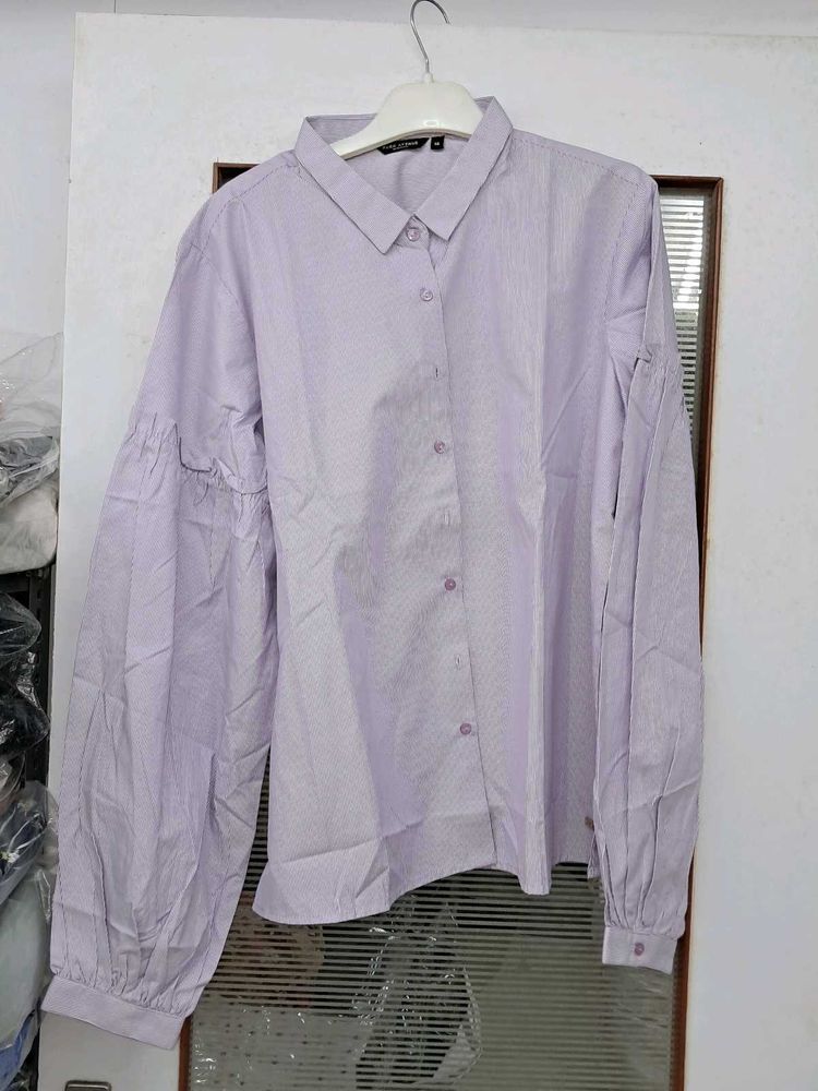 Striped Lavender Shirt
