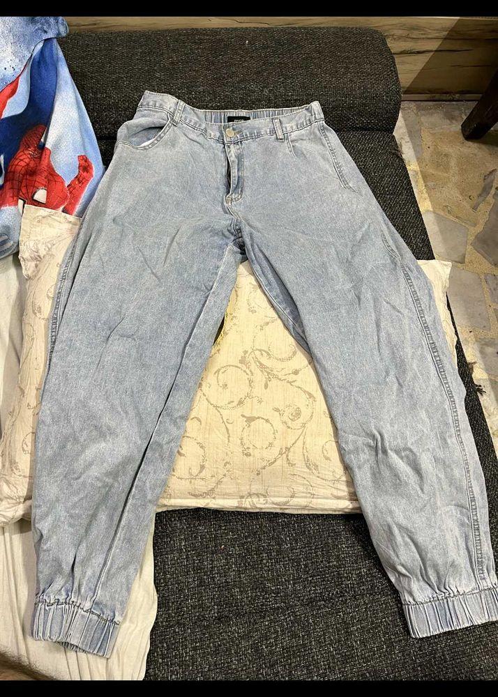 Denim Joggers For Women
