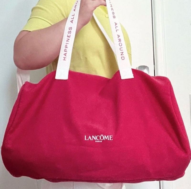 Lancome Red Tote Bag