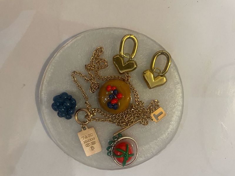 Cute Dessert-Themed Resin Trinket Dish (Handmade)