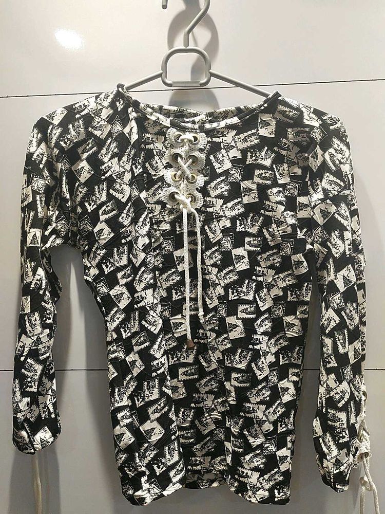 Black Western Top.