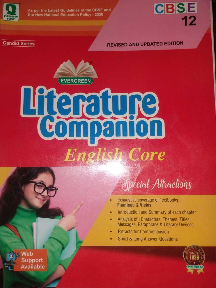 English Core Book Literature Companion Class 12