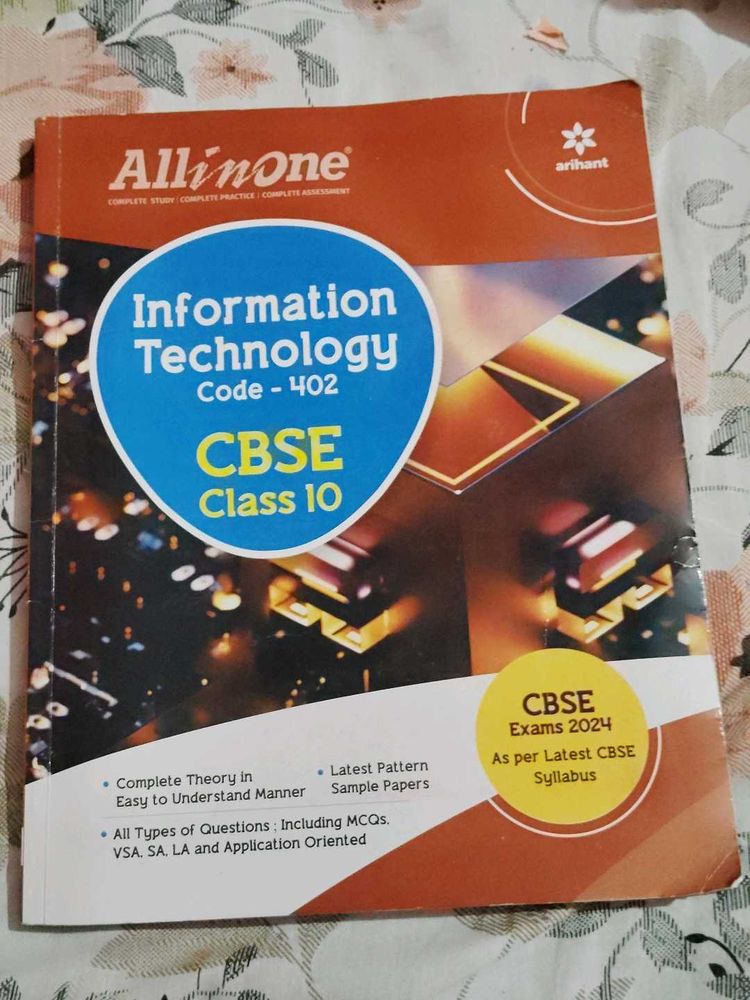 Class 10th Information Technology Code - 402 Book