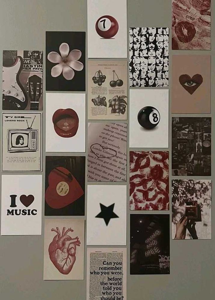 Aesthetic Wall Collage Kit Set Of 20
