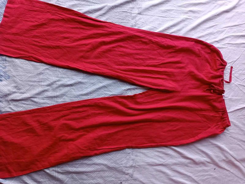Red Casual pants