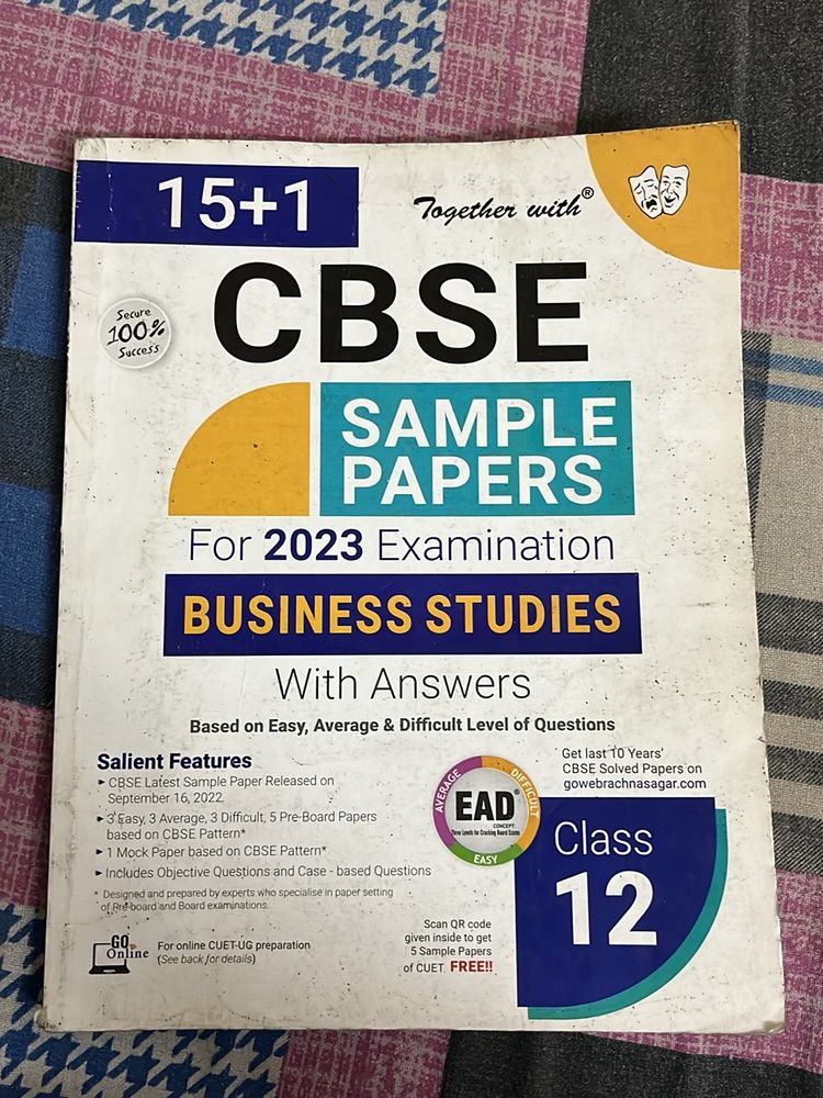 Class 12 Sample Paper Business Studies