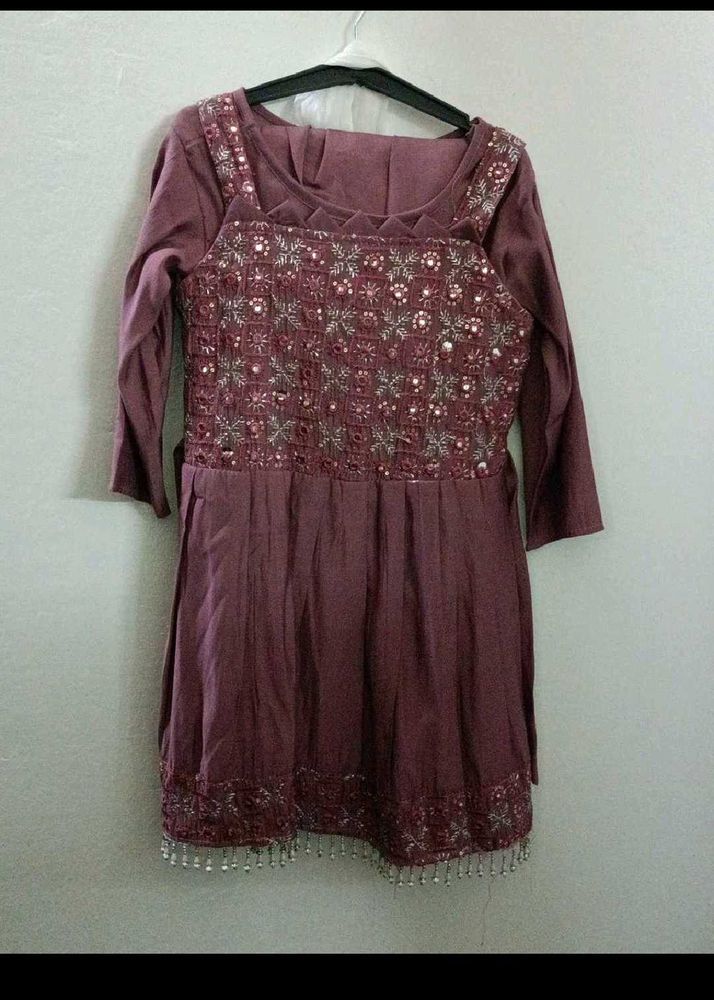 Elegant Ethnic Kurta &amp; Bottom Set