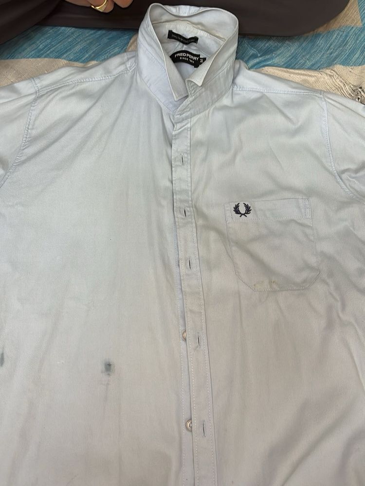 Fred Perry Light Blue Shirt