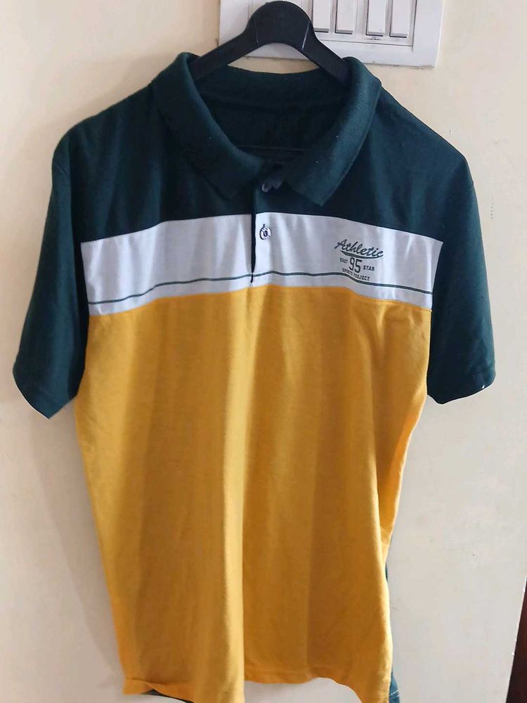 Striped Polo T-Shirt