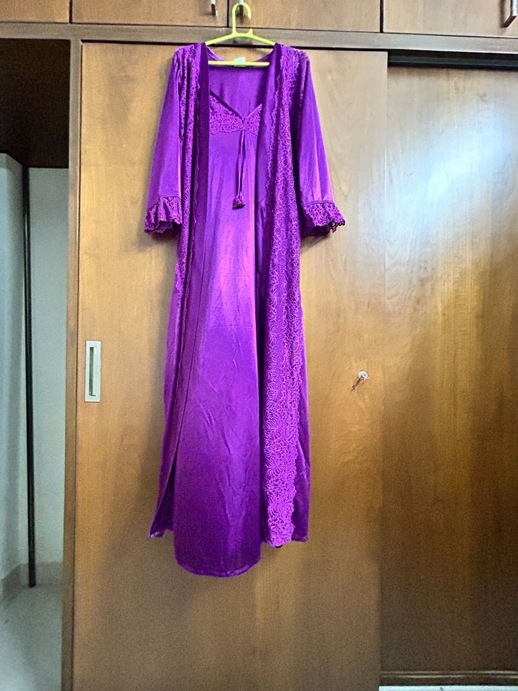 Beautiful Bridal Night Gown