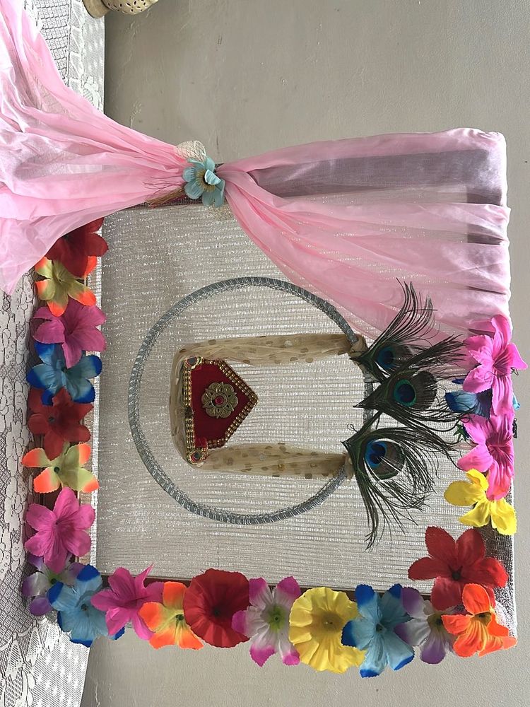Decorative Ladoo Gopal Jhula For Janmashtami