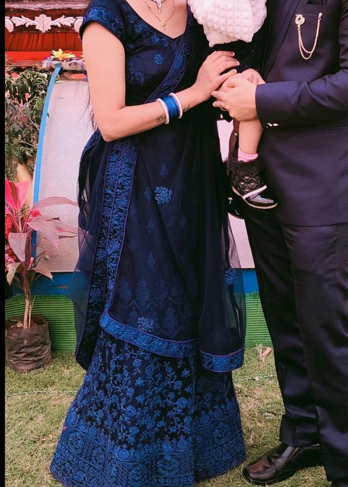 Elegant Blue Lehenga Choli