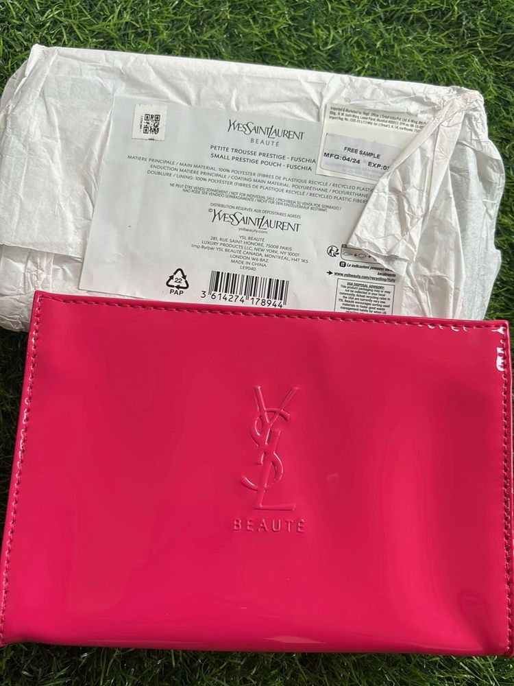 YSL Pink Pouch