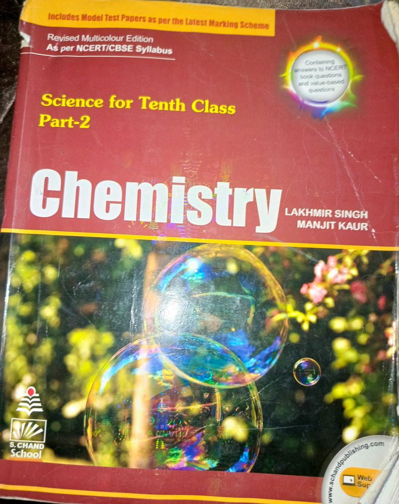 S CHAND LAKSHMIR SINGH CHEMISTRY CLASS 10