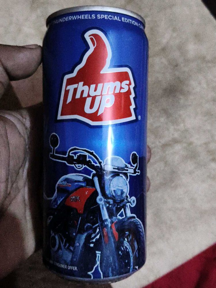 Thums Up Thunderwheels Special Edition Can