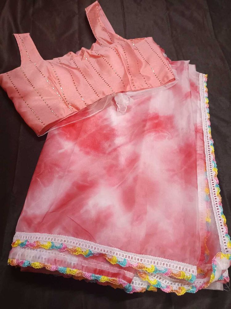 Bollywood tranding Ready To Wear Saree Stitched B