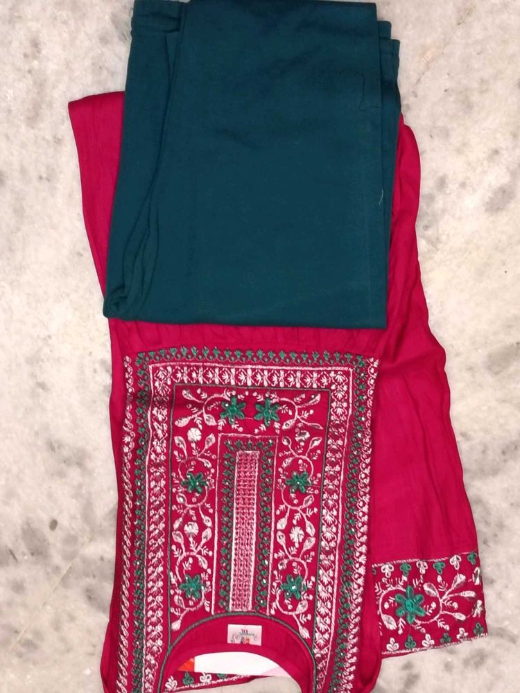 BrandNew Embroidered Kurti with Legging