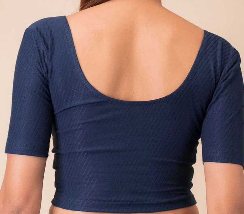 Stylish Navy Blue Blouse