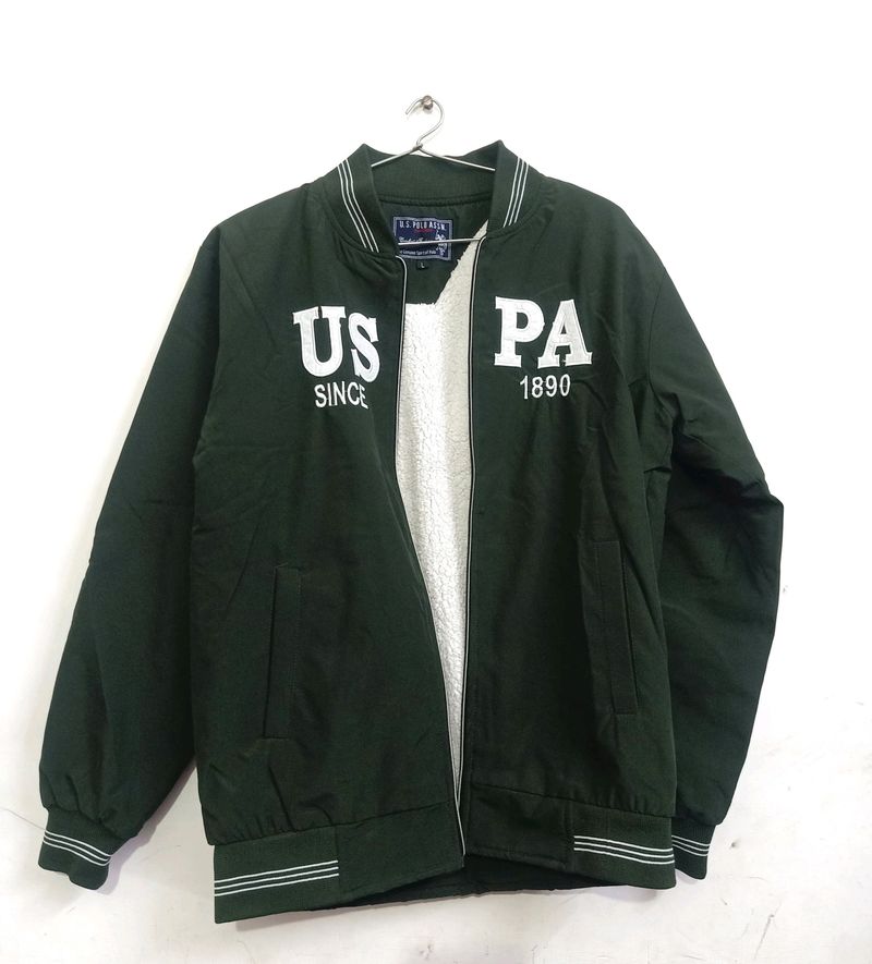 Army Green Versity Jacket