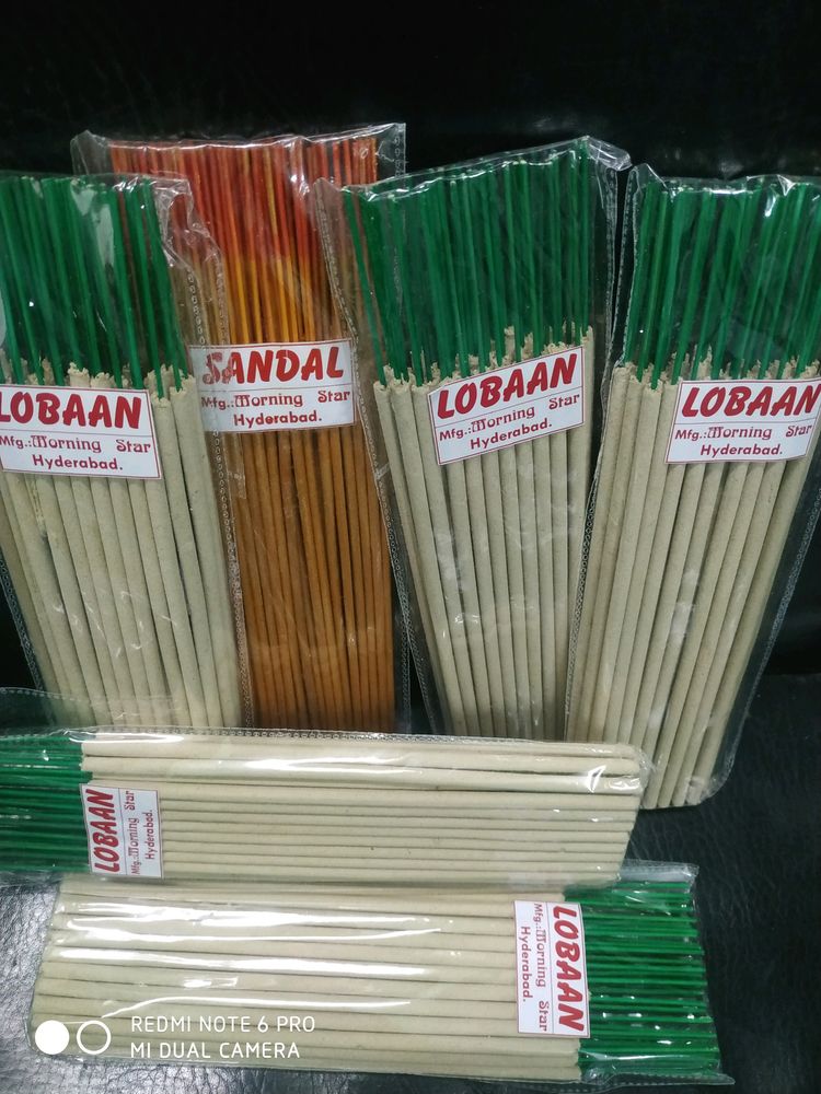 Original Lobaan And Sandal Agarbatti Sticks With Long lasting Essesnce.