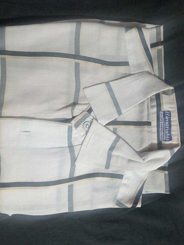 Striped Button-Down Shirt